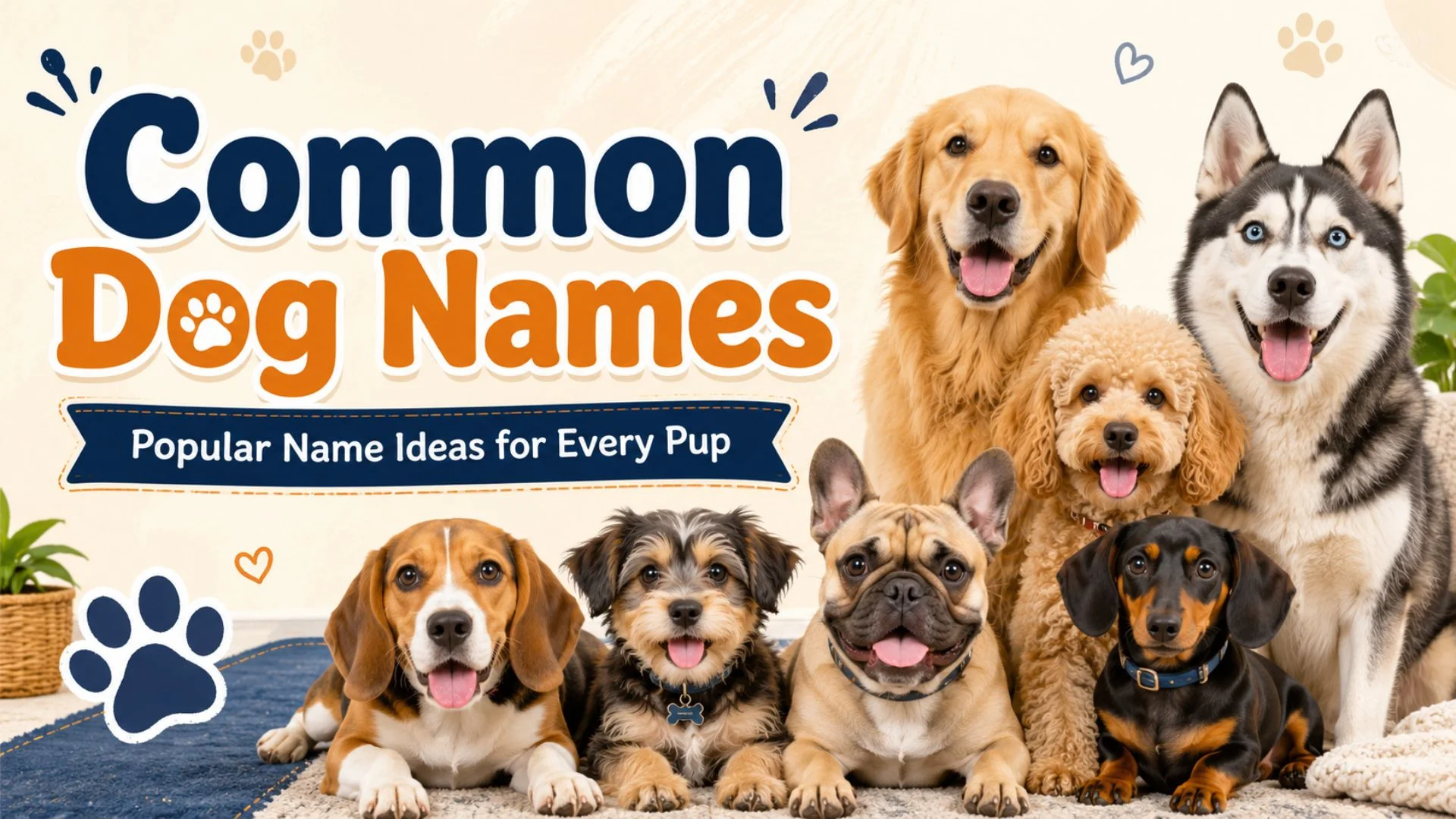 Common Dog Names: Popular Name Ideas for Every Pup