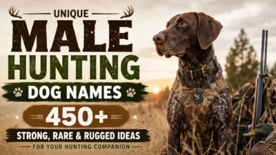 Every great hunting adventure begins with a loyal companion—and the perfect name to match his fearless spirit.