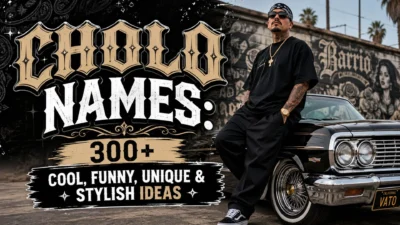 300+ Cholo names featuring cool, funny, unique, stylish, tough, and creative name ideas