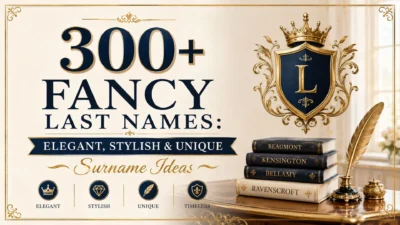 300+ fancy last names with elegant, stylish, unique, royal, and timeless surname ideas