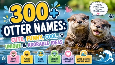 300+ otter names featuring cute, funny, cool, unique, and adorable name ideas