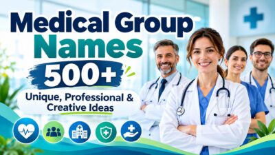 : Medical group names with 500+ unique, professional, and creative ideas for healthcare teams